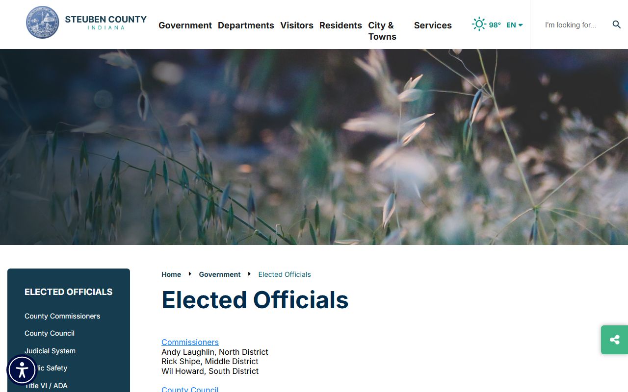 Steuben County court records elected officials