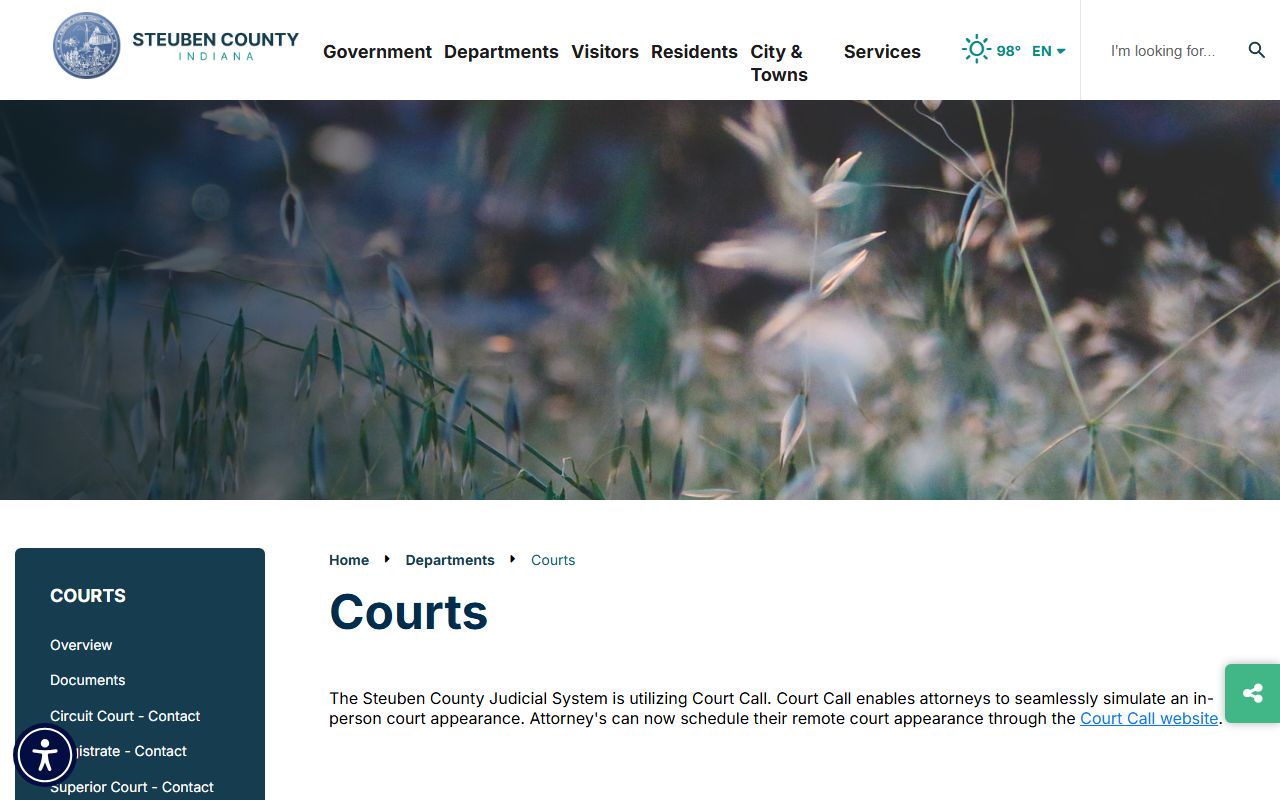 Steuben County court records court overview